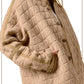 Outerwear Women’s Oversized Soft Quilted Button Down Jacket JKT1787