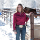 Shirts Women’s Cinch Burgundy Long Sleeve Button Up MSW9165041