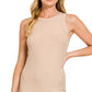 Ribbed Round Neck Tank Top 8491Y