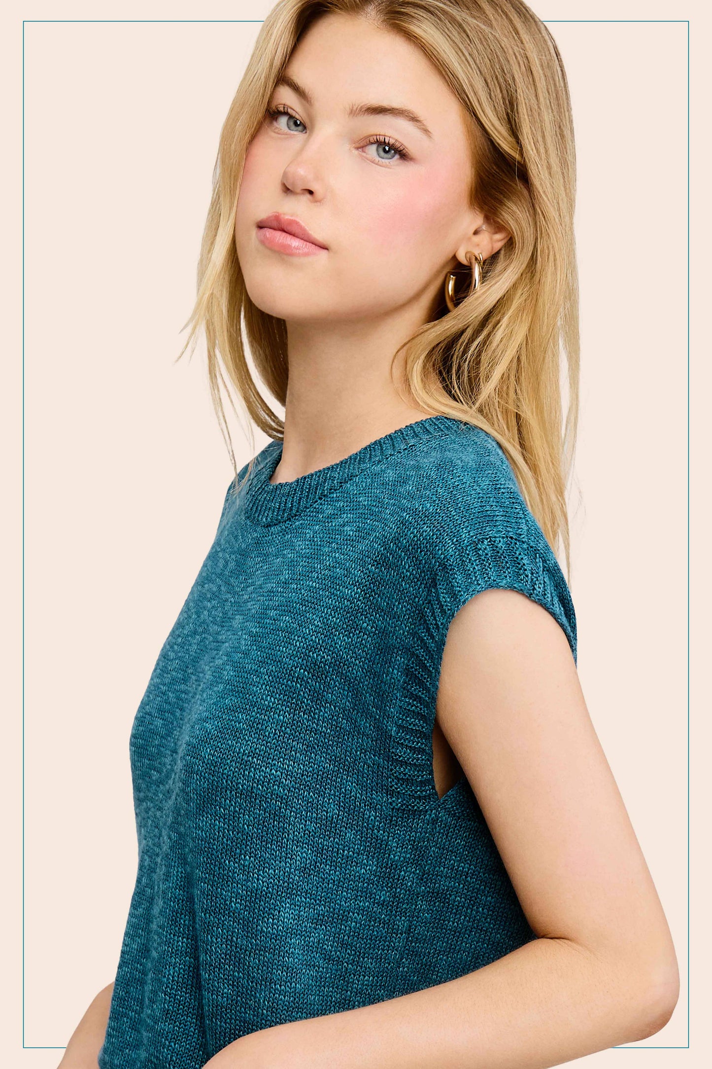 JCS3598- Knit Sweater Vest Outerwear women’s