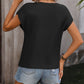 Women’s Shirts Short Sleeve Knit Tee RCJY00299