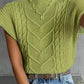 Outerwear Cable Knit Turtleneck Vest TO1830, CWOSWSL0141