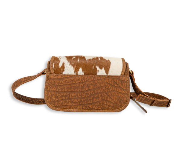 Purses Myra Bag Swift Rider Leather & Hairon Bag S-8077