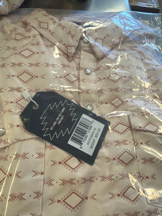 Shirts Men’s Red Dirt Polo Rust Aztec RDPSSRAZ