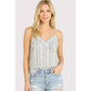 Tops Women’s YARN DYE STRIPED TANK TOP 20957B