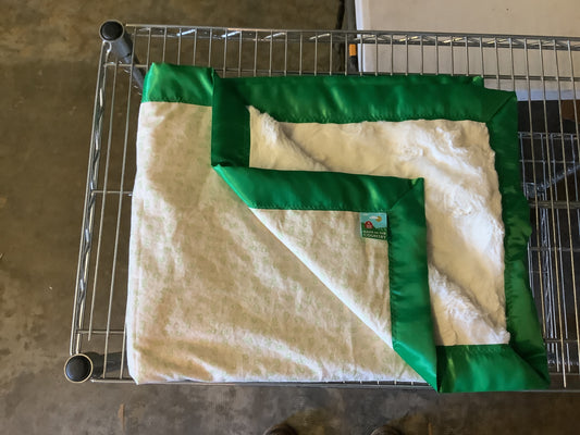 Accessories Bull By The Horns Baby Blanket Green Tractors
