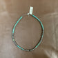 Jewelry Necklace Turquoise and Silver Beads