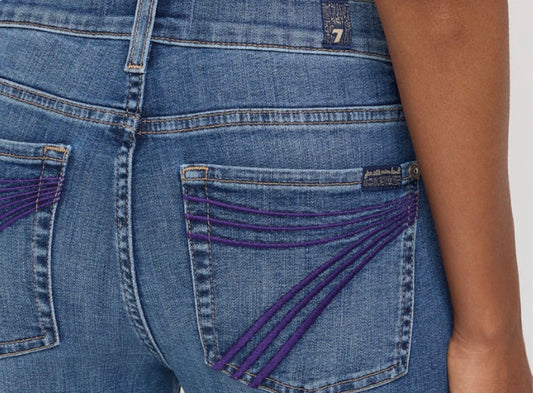 Purple 7U300C49 Jeans Women’s Trousers  Long (EXCHANGE ONLY) 7 for all Mankind longer inseam RSH MARSH