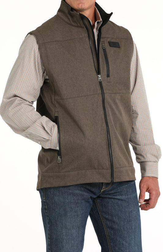 Outerwear Mens Cinch Bonded Vest Brown MW1515020
