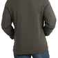 Outerwear Men’s Cinch Half Zip  Brown Pullover MWK1913002