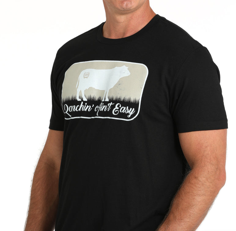 Shirts Mens Cinch Tee Ranchin Aint Easy MTT1690633