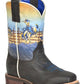 Boots Kids Roper Little KidsRodeo Rider  Burnsh Brown 09-018-9991-0063
