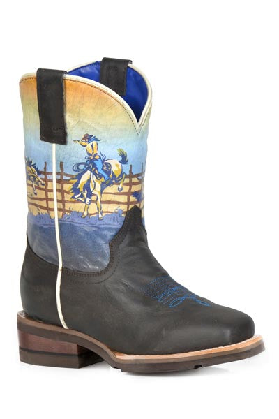 Boots Kids Roper Little KidsRodeo Rider  Burnsh Brown 09-018-9991-0063