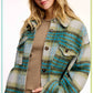 Outerwear Plaid Soft Brushed Button Down Jacket JKT1791