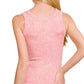 Tops Women’s 2 Way Neckline Washed Ribbed Seamless Tank