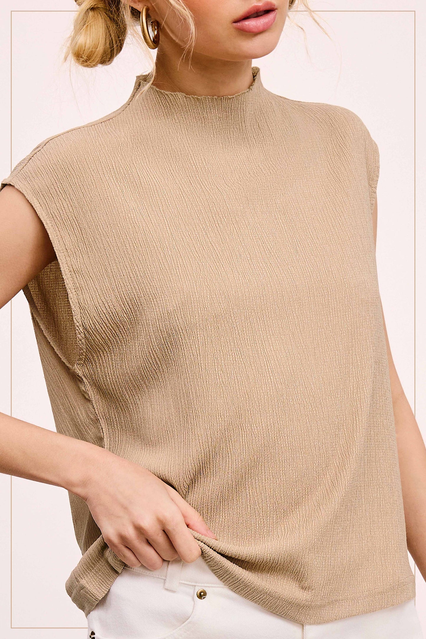 Crinkle Layer Top HCT7705