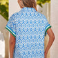 Shirts Women’s LDC Colorblock Regular Shift Short Sleeve Blouse 1020 420