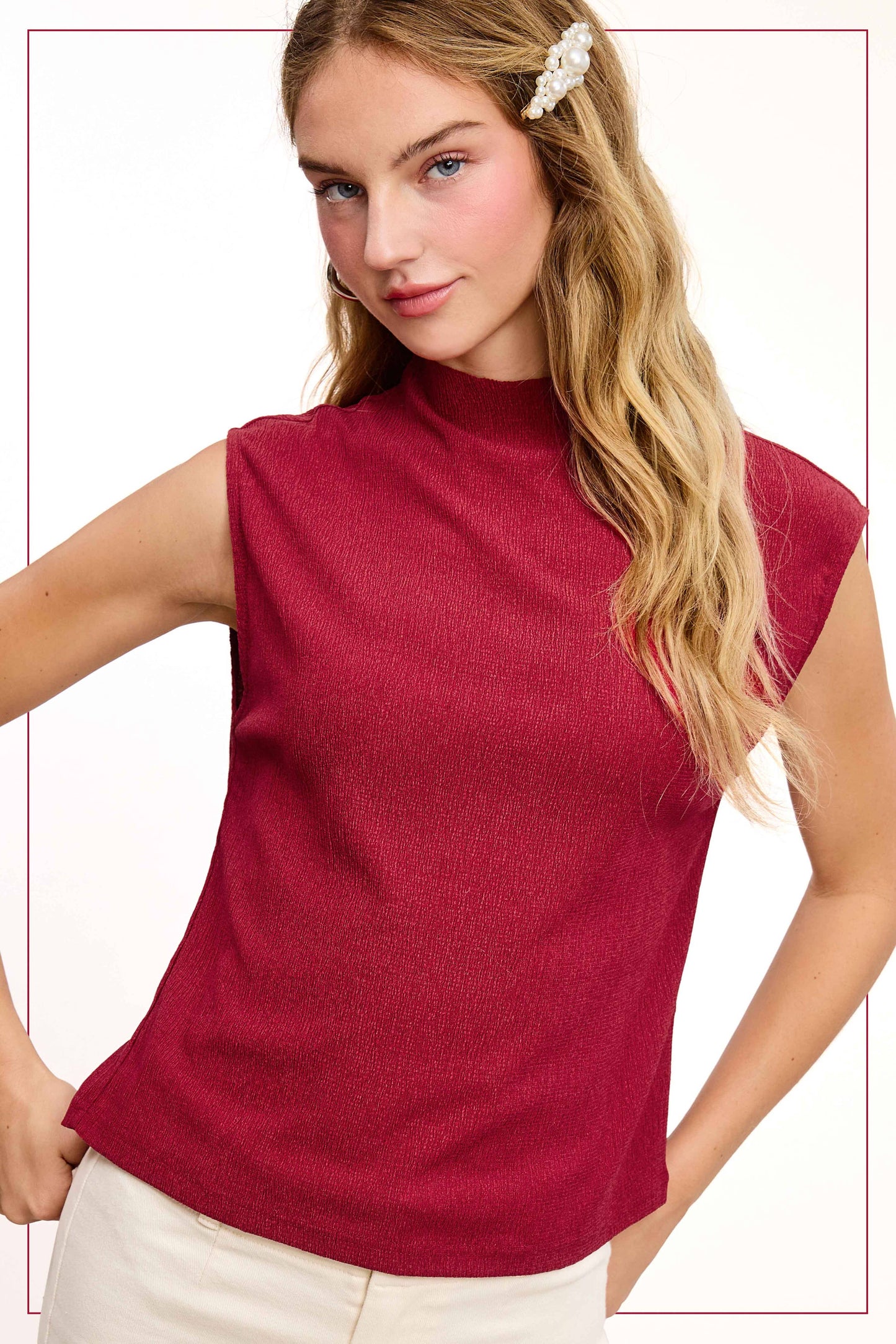 Crinkle Layer Top HCT7705