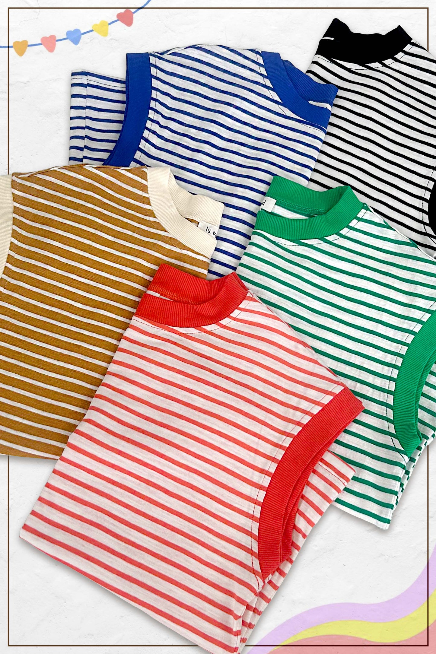 JDT7710 Shirts Women’s Nautical Cap Sleeve Striped Top 4th of july