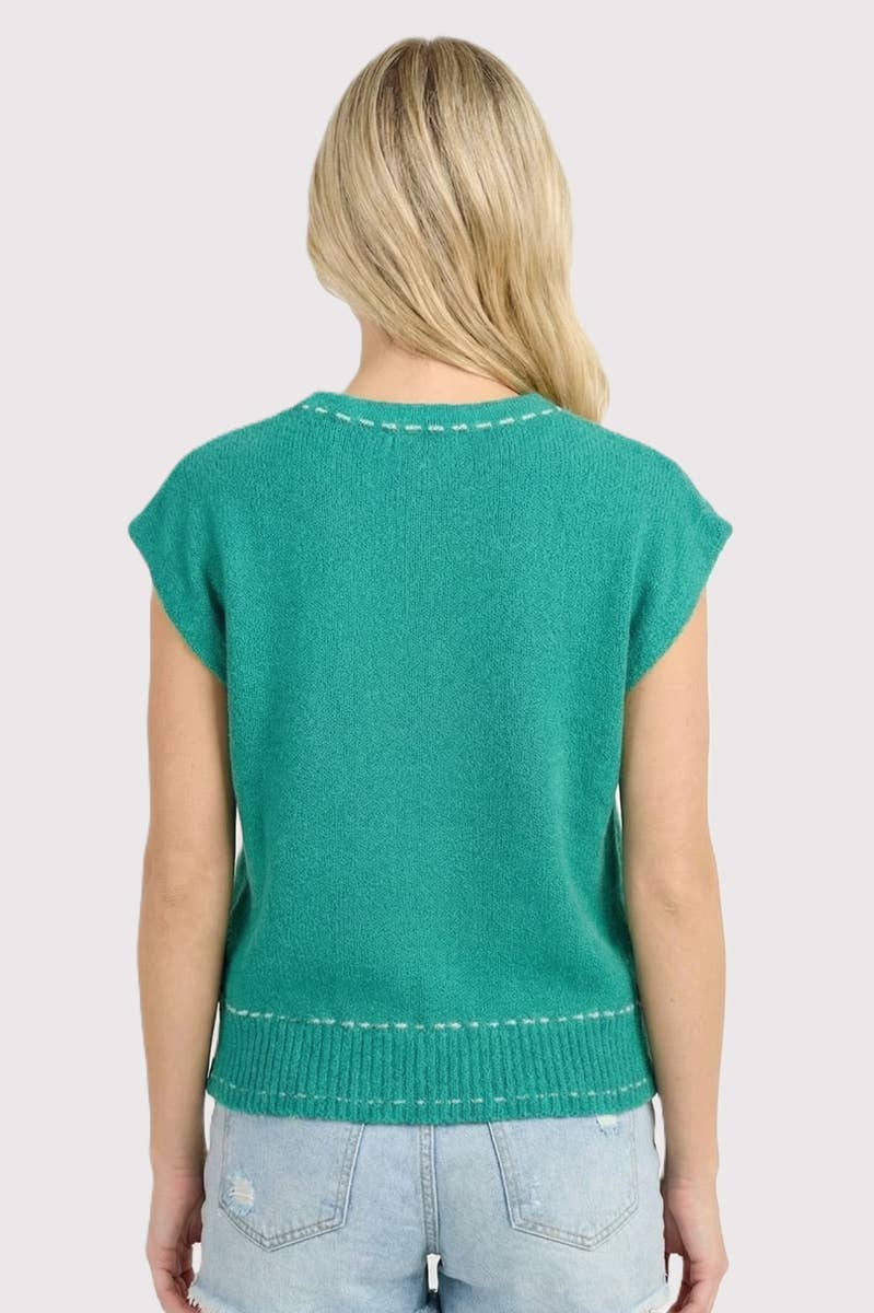 STITCH DETAILED SWEATER 56004