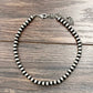 734237, Handmade 16" 8mm Navajo Necklace