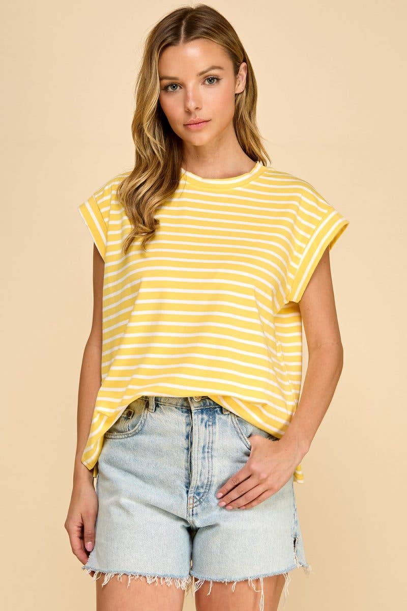 T1592 Striped Top