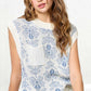 Outerwear Women’s Floral Sweater Vest MCS3587