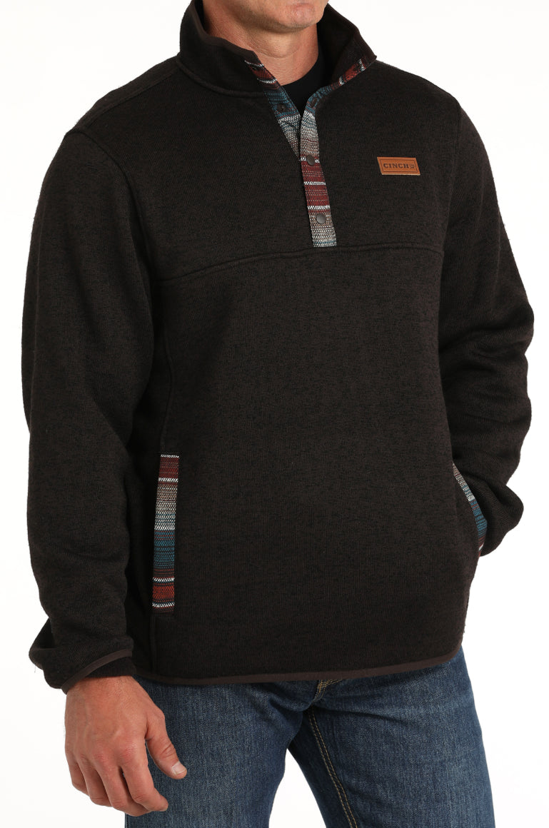 Outerwear Mens Cinch 1/4 Snap Pullover Sweater  MWK1534007
