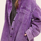 Outerwear Women’s Oversized Corduroy Button JKT1727