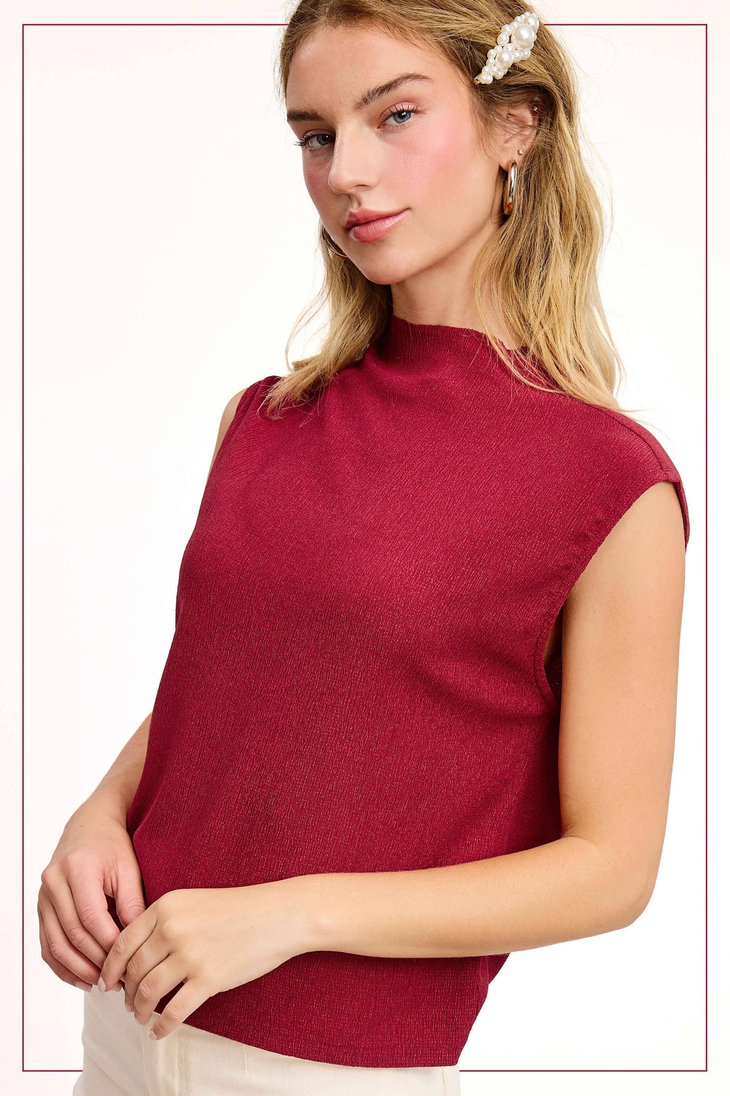 Crinkle Layer Top HCT7705