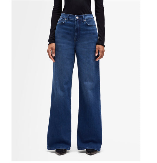 Jeans Women’s Sevens Wide Leg High Rise Jo 7UH00005 1E9 WHITE 7 on pocket (EXCHANGE ONLY)