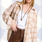 Outerwear Women’s Mineral Washed Button Down Soft Fabric SRT137