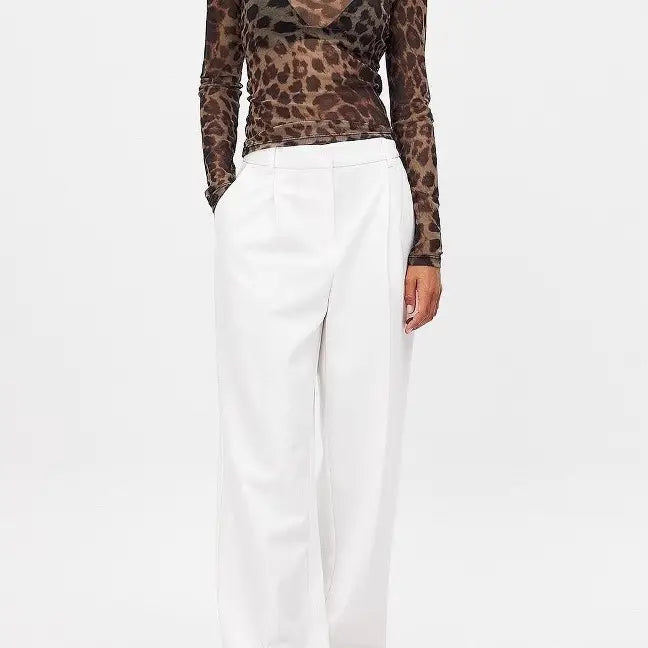 Shirts Women’s Sheer Mesh Leopard RCJY03601