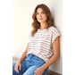 Shirts Women’s STRIPED CREW NECK TOP 20673