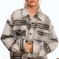 Outerwear Plaid Soft Brushed Button Down Jacket JKT1791