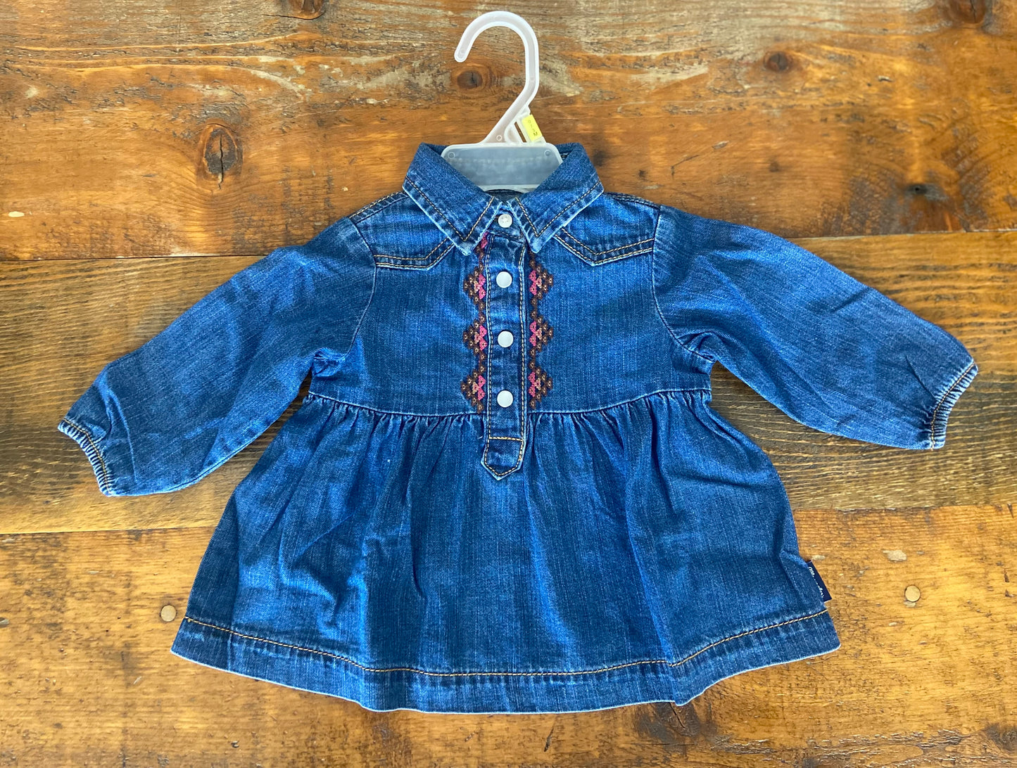 Dresses Wrangler Baby Girl Denim Pearl Snap 112356563