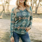 Shirts Women’s Sterling Kreek Alamo Heights Green Top S3078