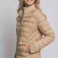Outerwear Women’s Ultra Lightweight Padded Thermal Zip Up Jacket J8012