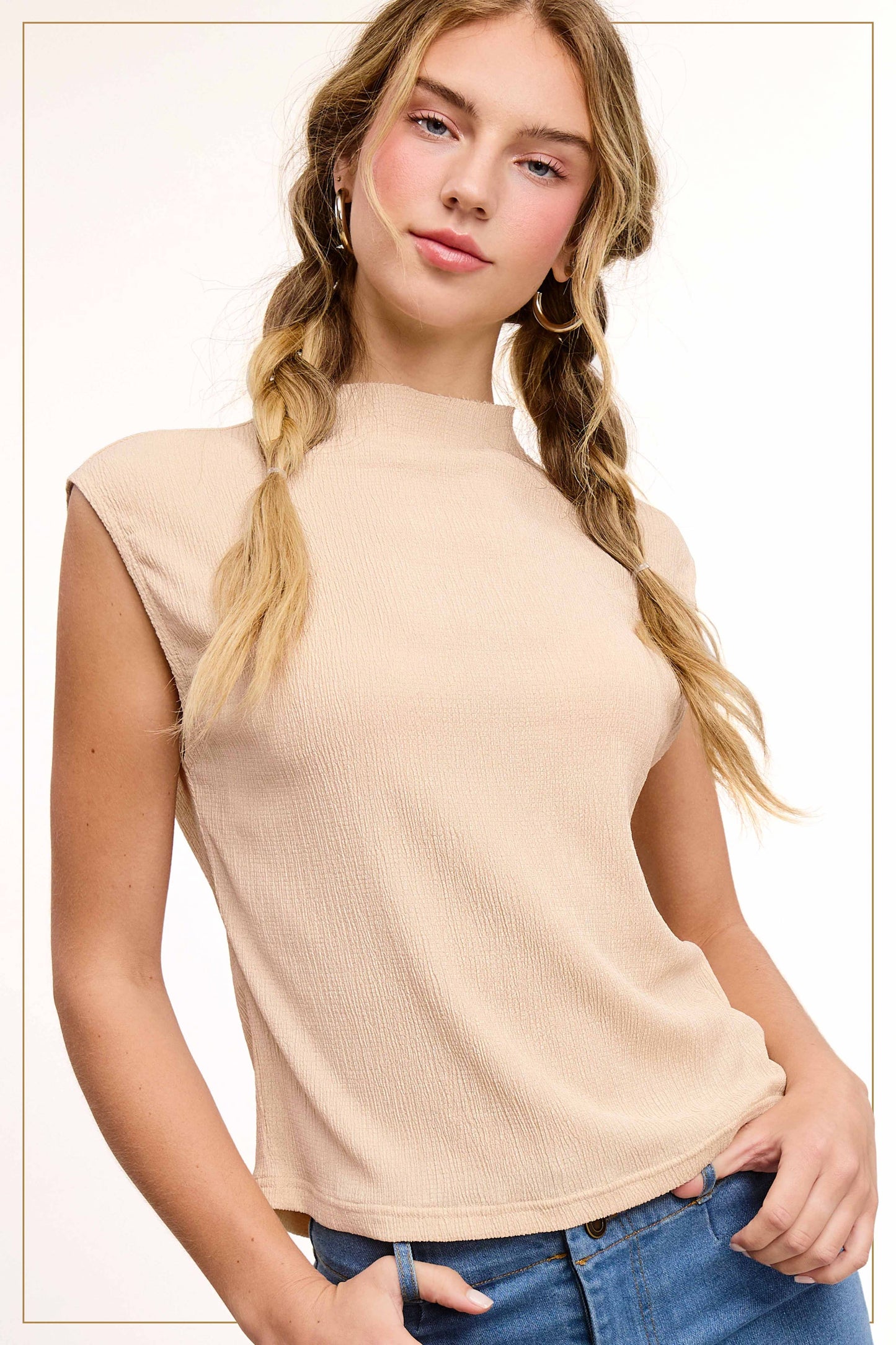 Crinkle Layer Top HCT7705