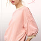 Shits Women’s Loose Fit Striped Short Sleeve Crew Neckline Top MCT7688