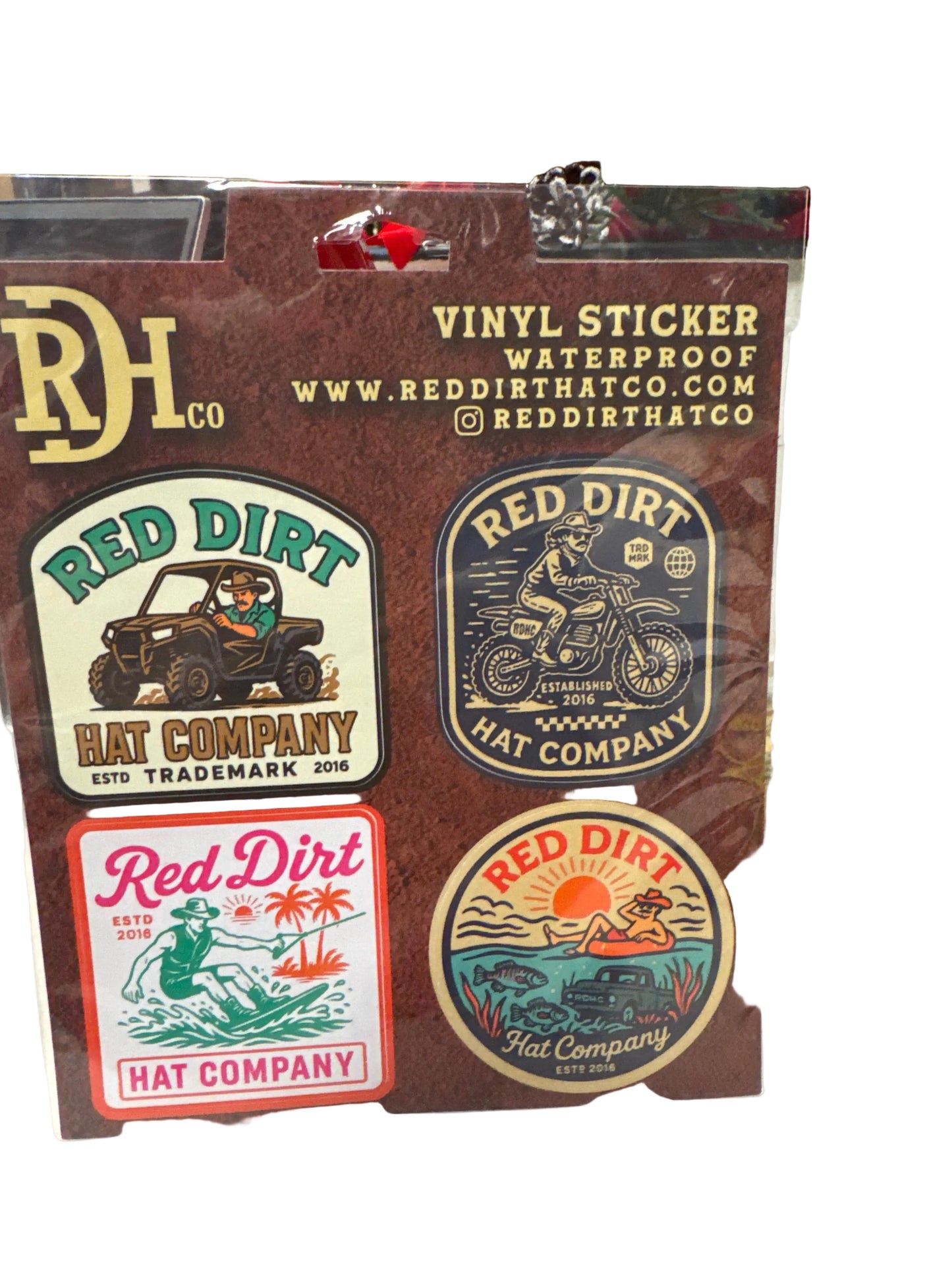 Accessories Red Dirt Vinyl Sticker Pack RDHC-Vintage,Aztec