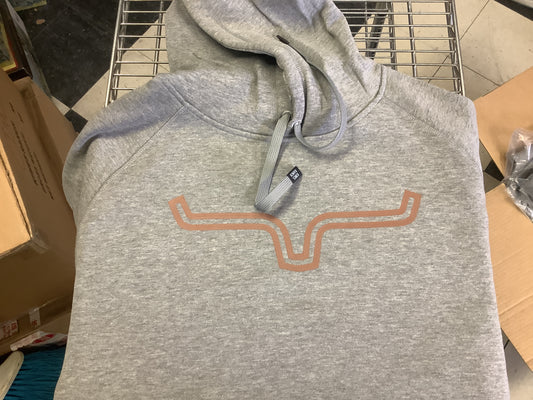 Outerwear Mens Kimes Sweatshirt Outlier Hood Grey Heather