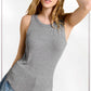 Shirts Women’s Basic Ribbed Knit Longline Tank Top JDT7724