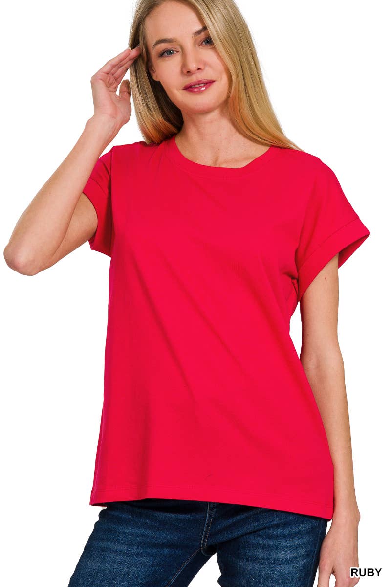 3315 Cotton Crew Neck Short Sleeve T-shirt