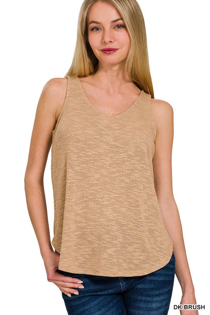 Shirts Women’s V Neck Sleeveless Cami Top HT-2358YV