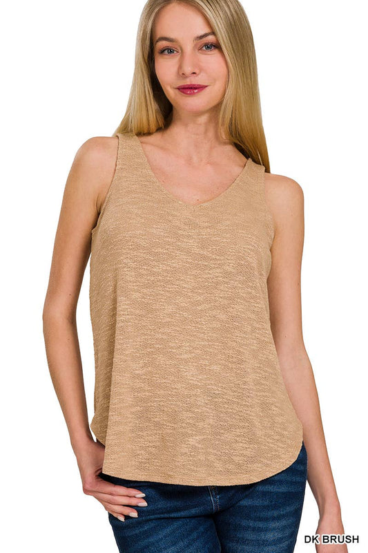 Shirts Women’s V Neck Sleeveless Cami Top HT-2358YV