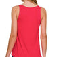 Flowy Hem Rayon Sleeveless Tank Top 8520