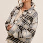 Outerwear Plaid Soft Brushed Button Down Jacket JKT1791