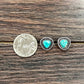 724829, 7mm Irregular Gemstone Stud Earrings
