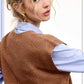 Knit Sweater Vest HDS3602 Outerwear Women’s